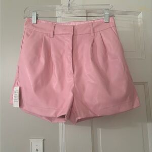 NWT Entro Faux Leather Shorts. Size S